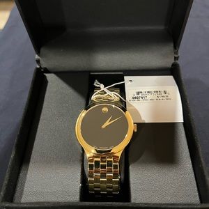 Movado Veturi Black Museum Dial Watch